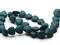 29 15mm Turquoise Blue Heart Beads Dyed Synthetic Turquoise Gemstone Beads